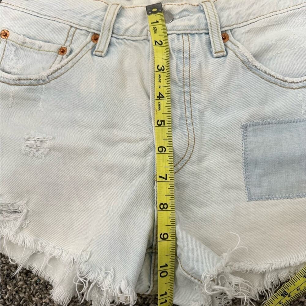 Levis‎ Button Fly Denim Cutoff Shorts 26 - Picture 6 of 8